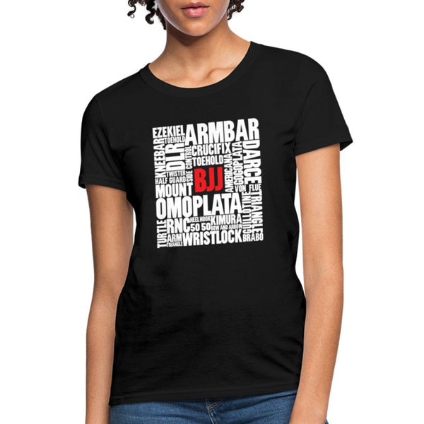 BJJ Words Women's T-Shirt - black