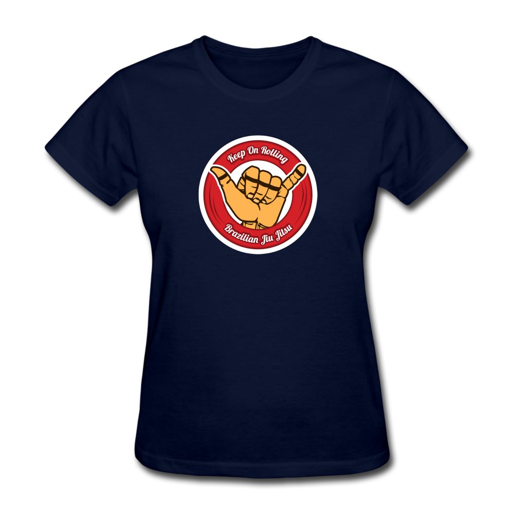 Keep On Rolling Red Women's T-Shirt - navy