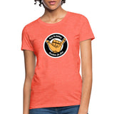 Keep On Rolling Black Women's T-Shirt - heather coral