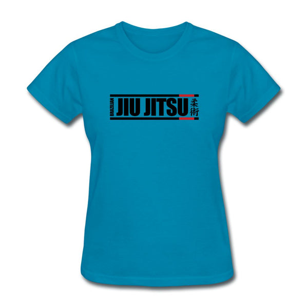 Brazilian Jiu JItsu hieroglyphics Women's T-Shirt - turquoise