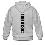 Brazilian Jiu JItsu Zip Hoodie - heather gray