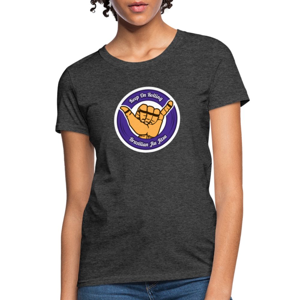 Keep On Rolling Purple Women's T-Shirt - heather black