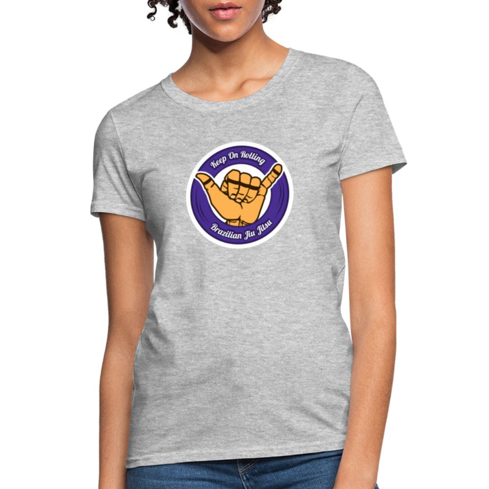 Keep On Rolling Purple Women's T-Shirt - heather gray