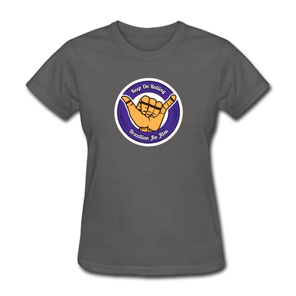 Keep On Rolling Purple Women's T-Shirt - charcoal