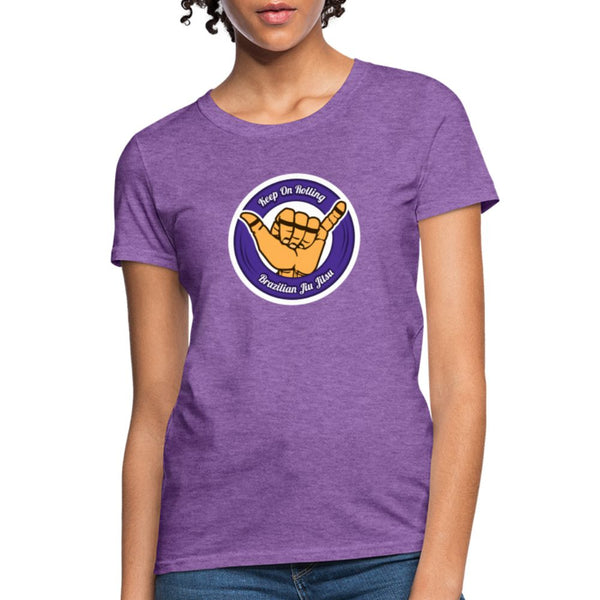 Keep On Rolling Purple Women's T-Shirt - purple heather