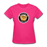 Keep On Rolling Black and Red Women's T-Shirt - fuchsia