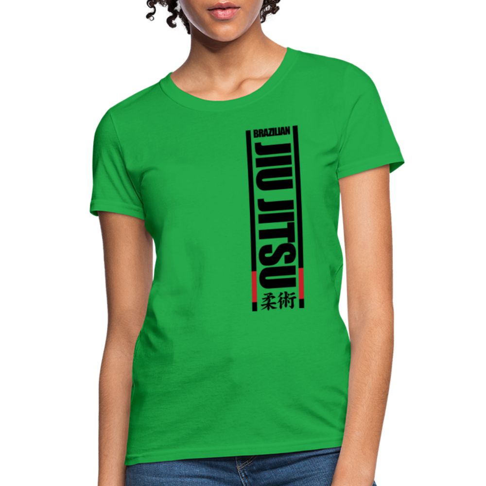 Brazilian Jiu JItsu Women's T-Shirt - bright green