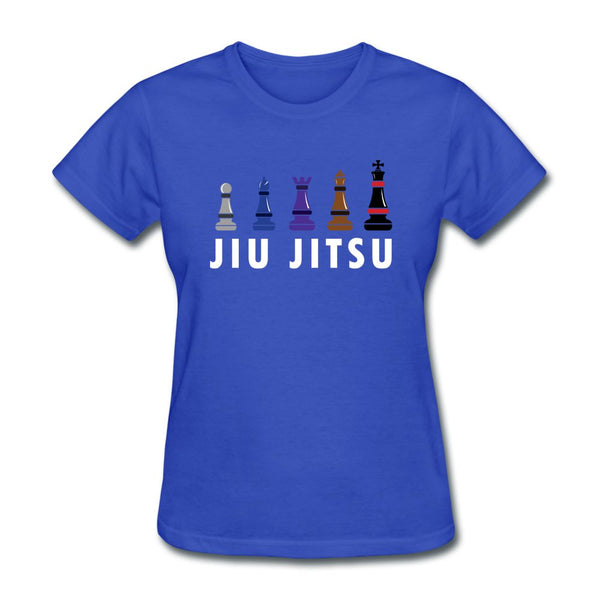 Chess Jiu Jitsu Women's T-Shirt - royal blue