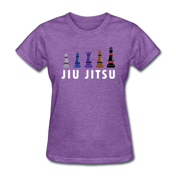 Chess Jiu Jitsu Women's T-Shirt - purple heather