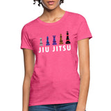 Chess Jiu Jitsu Women's T-Shirt - heather pink