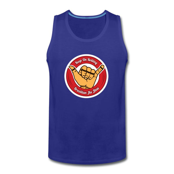 Keep On Rolling Red Men’s Tank Top - royal blue