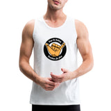 Keep On Rolling Black Men’s Tank Top - white