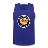 Keep On Rolling Black Men’s Tank Top - royal blue