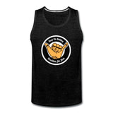 Keep On Rolling Black Men’s Tank Top - charcoal grey