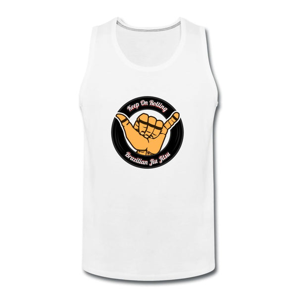 Keep On Rolling Men’s Tank Top - white