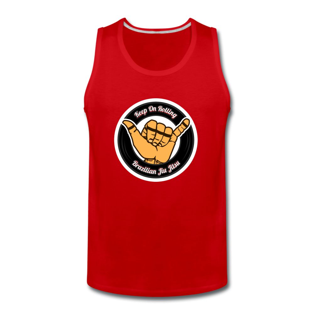 Keep On Rolling Men’s Tank Top - red