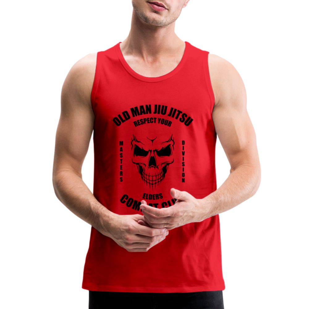 Old Man Jiu Jitsu Men’s Tank Top - red