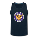 Keep On Rolling Purple Men’s Tank Top - deep navy