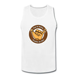 Keep On Rolling Brown Belt Men’s Tank Top - white