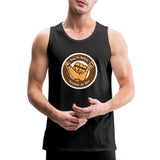 Keep On Rolling Brown Belt Men’s Tank Top - black