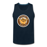 Keep On Rolling Brown Belt Men’s Tank Top - deep navy