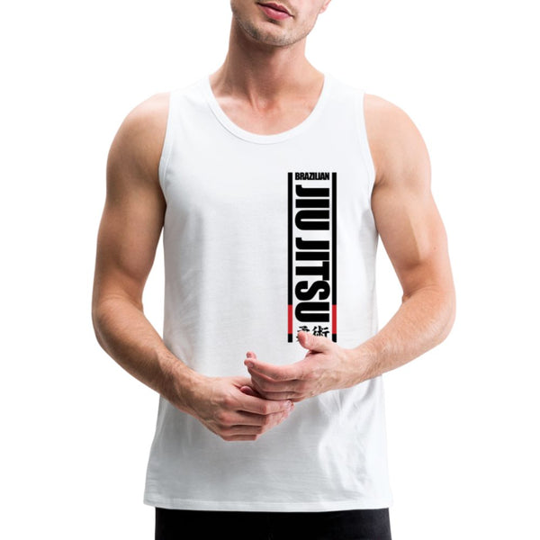 Brazilian Jiu JItsu Men’s Tank Top - white