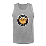 Keep On Rolling Black and Red Men’s Tank Top - heather gray