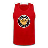 Keep On Rolling Black and Red Men’s Tank Top - red