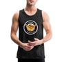 Keep On Rolling Black and Red Men’s Tank Top - charcoal grey