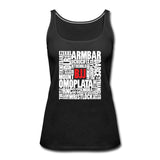 BJJ Words Women’s Tank Top - black