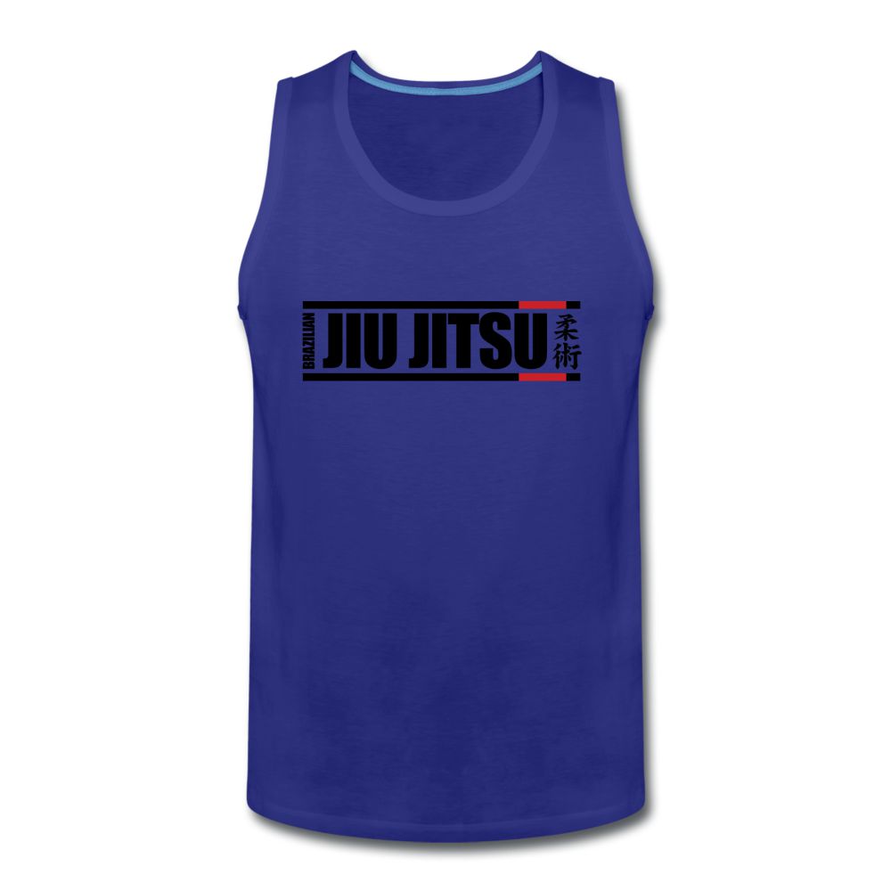 Brazilian Jiu JItsu hieroglyphics Men’s Tank Top - royal blue