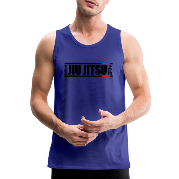 Brazilian Jiu JItsu hieroglyphics Men’s Tank Top - royal blue