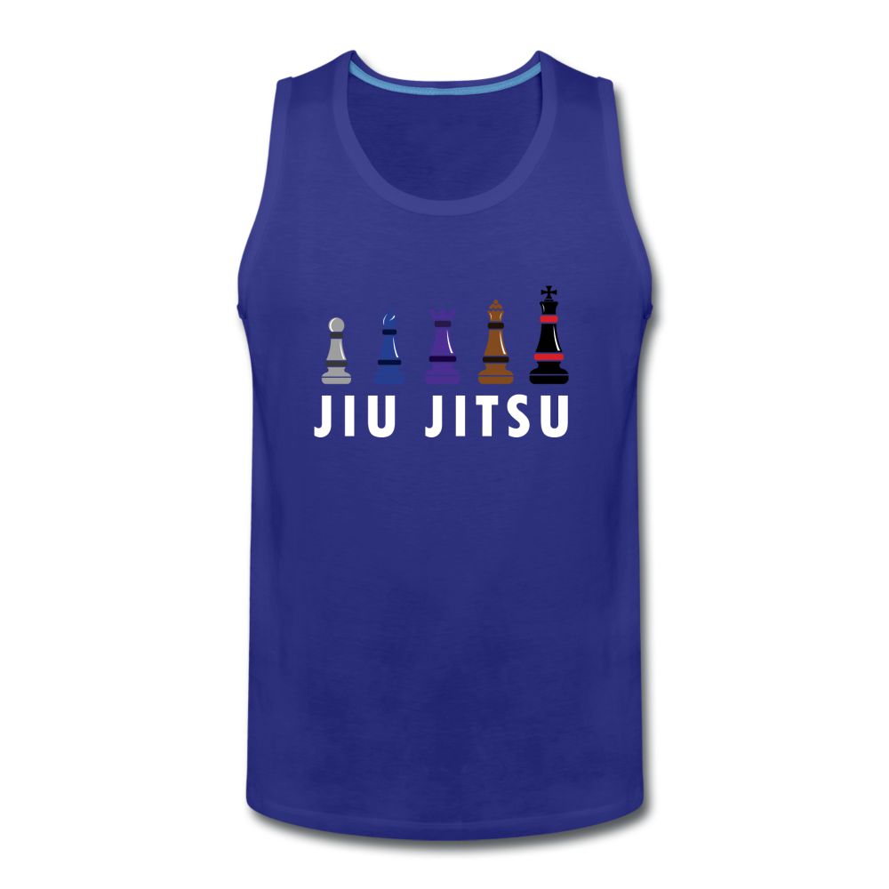 Chess Jiu Jitsu Men’s Tank Top - royal blue