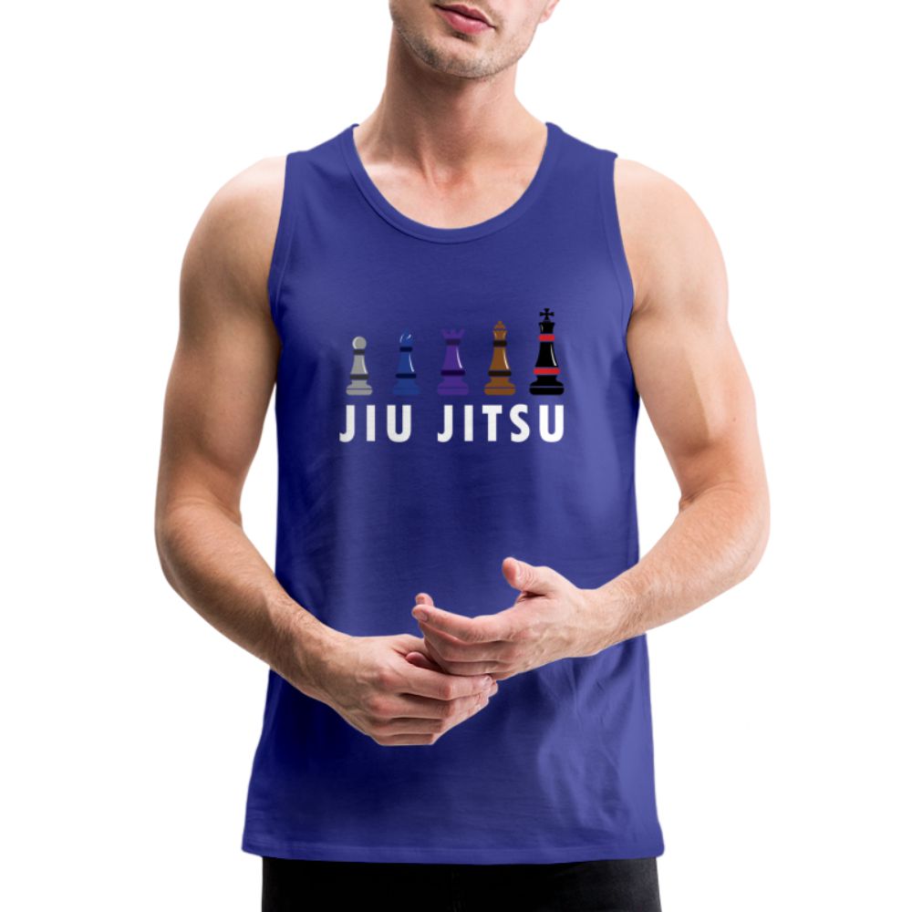 Chess Jiu Jitsu Men’s Tank Top - royal blue