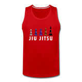 Chess Jiu Jitsu Men’s Tank Top - red