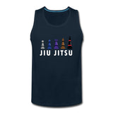 Chess Jiu Jitsu Men’s Tank Top - deep navy