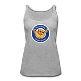 Keep On Rolling Blue Belt Women’s Tank Top - heather gray