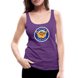 Keep On Rolling Blue Belt Women’s Tank Top - purple