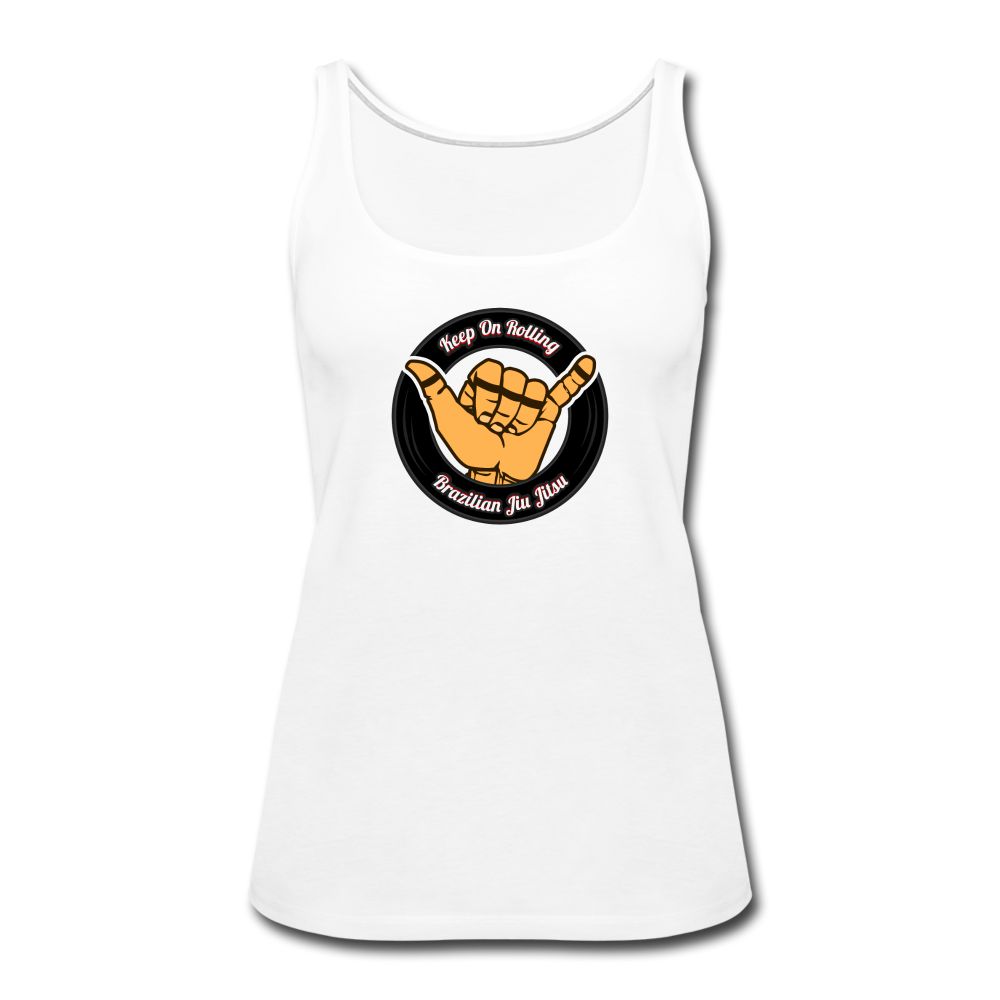 Keep On Rolling Women’s Tank Top - white