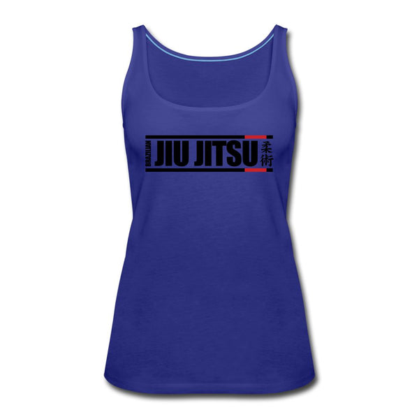 Brazilian Jiu JItsu hieroglyphics Women’s Tank Top - royal blue