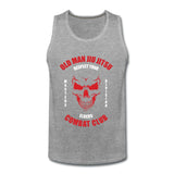 Old Man Jiu Jitsu Red Men’s Tank Top - heather gray