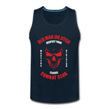 Old Man Jiu Jitsu Red Men’s Tank Top - deep navy