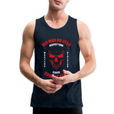 Old Man Jiu Jitsu Red Men’s Tank Top - deep navy