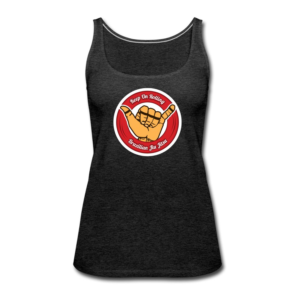 Keep On Rolling Red Women’s Tank Top - charcoal grey