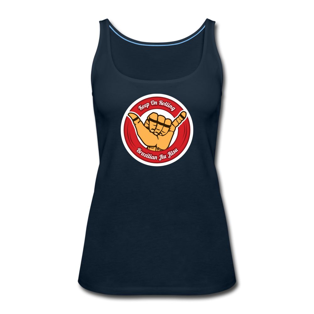 Keep On Rolling Red Women’s Tank Top - deep navy