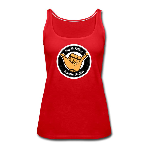 Keep On Rolling Black Women’s Tank Top - red