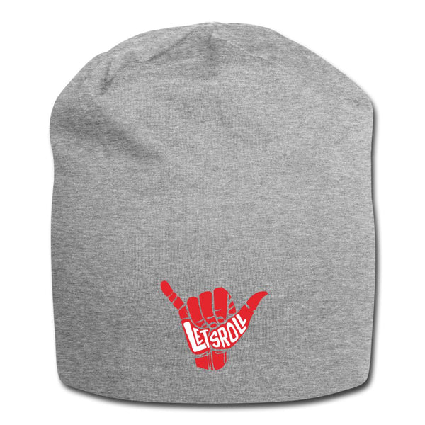 Let's Roll Jersey Beanie - heather gray