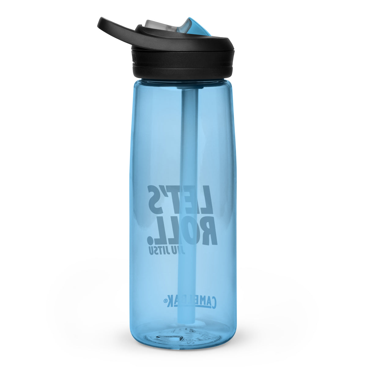 Lets Roll White Eco-Friendly BJJ Sport Bottle