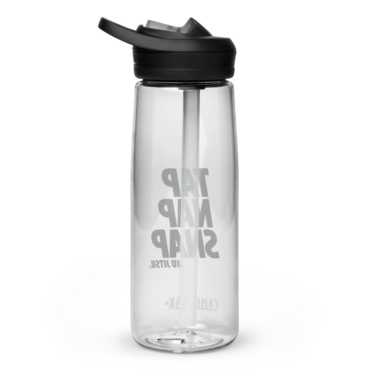 Tap Nap Snap White Eco-Friendly BJJ Sport Bottle
