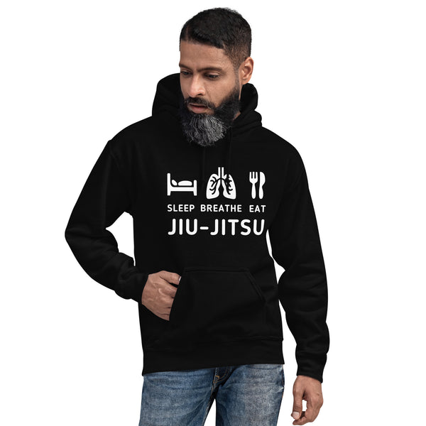 Sleep Eat Breath Jiu Jitsu Unisex Hoodie